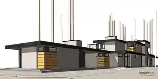 Проект дома с сохранением деревьев