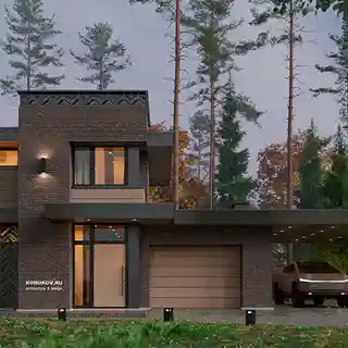 Проект дома с сохранением деревьев