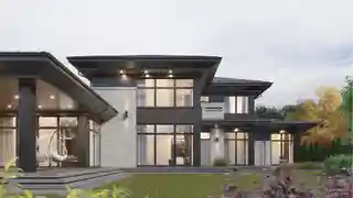 Жилой дом с террасой и гаражом