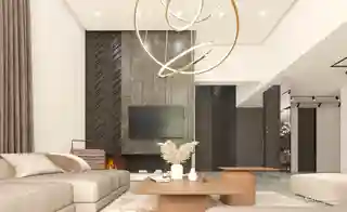 Гостинная совмещенная с кухней