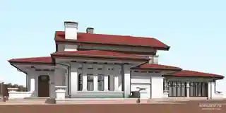 Гостевой дом с бассейном и маленьким спа на террасе