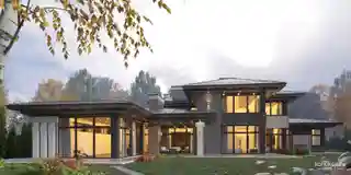 Дом с гаражом и бассейном