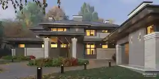 Дом с гаражом и бассейном