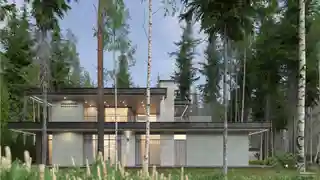 Дом со СПА и отдельно стоящим гаражом