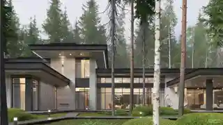 Дом со СПА и отдельно стоящим гаражом