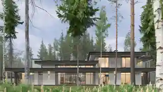 Дом со СПА и отдельно стоящим гаражом