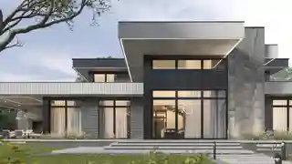 Дом с отдельным гаражом на большом участке