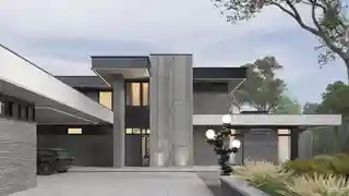 Дом с отдельным гаражом на большом участке