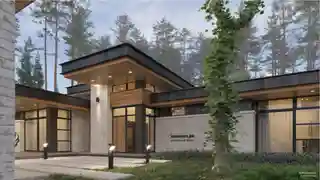 Проект дома со внутренним двориком