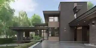 Дом, на слабых грунтах в низинном участке