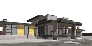 Дом, на слабых грунтах в низинном участке