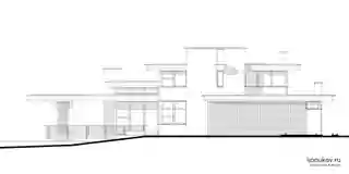 Дом, на слабых грунтах в низинном участке