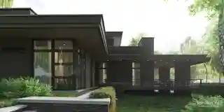 Дом, на слабых грунтах в низинном участке