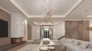 Гостиная. Вид на холл