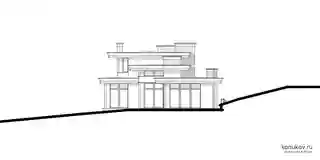 Дом на узком участке