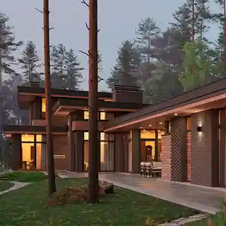 Дом на узком участке