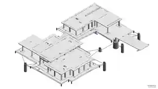 Изометрия Конструкции железобетонные и наружные сети