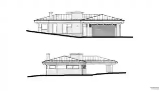 Одноэтажный дом с гаражом-эллингом на Истринском водохранилище