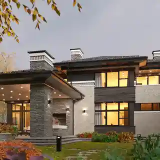 Малый дом для архитектора на 3 человек