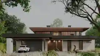 Дом на склоне оврага