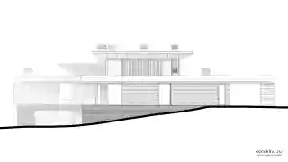 Дом на склоне оврага