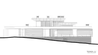 Дом на склоне оврага