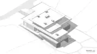 Дом на склоне оврага