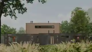 Моднейший современный дом на небольшом участке