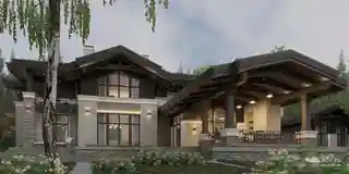 Двухэтажный дом с для большой семьи