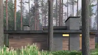 Отдельно стоящая баня