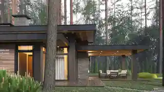 Отдельно стоящая баня