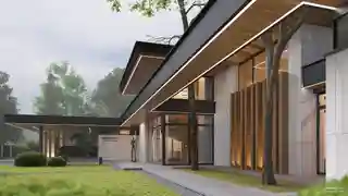 Дом из трех объемов