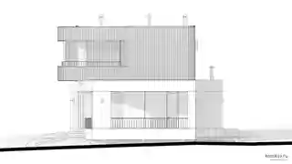 Моднейший современный дом на небольшом участке