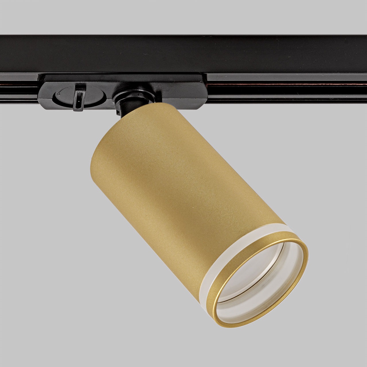 Светильник спот GU10 для трековой системы 1 фазный трек 220В, макс 10Вт, Матовое Золото IL.0010.0010 MG