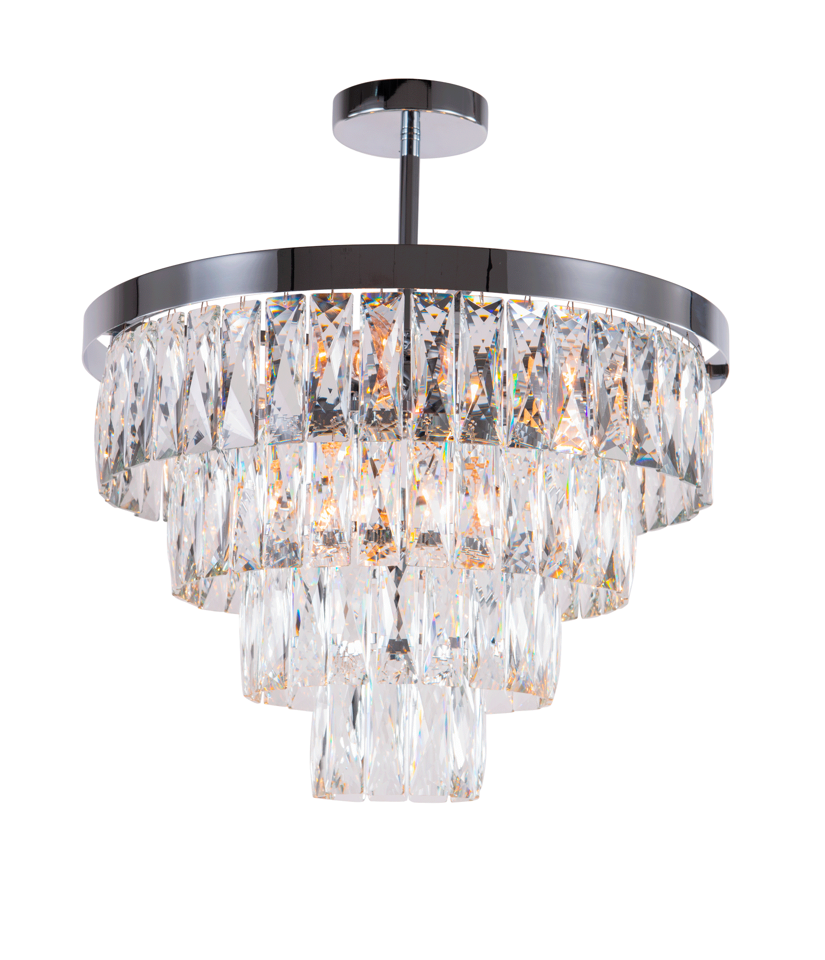 2431R/8A CHR+CL (1) Люстра NW #