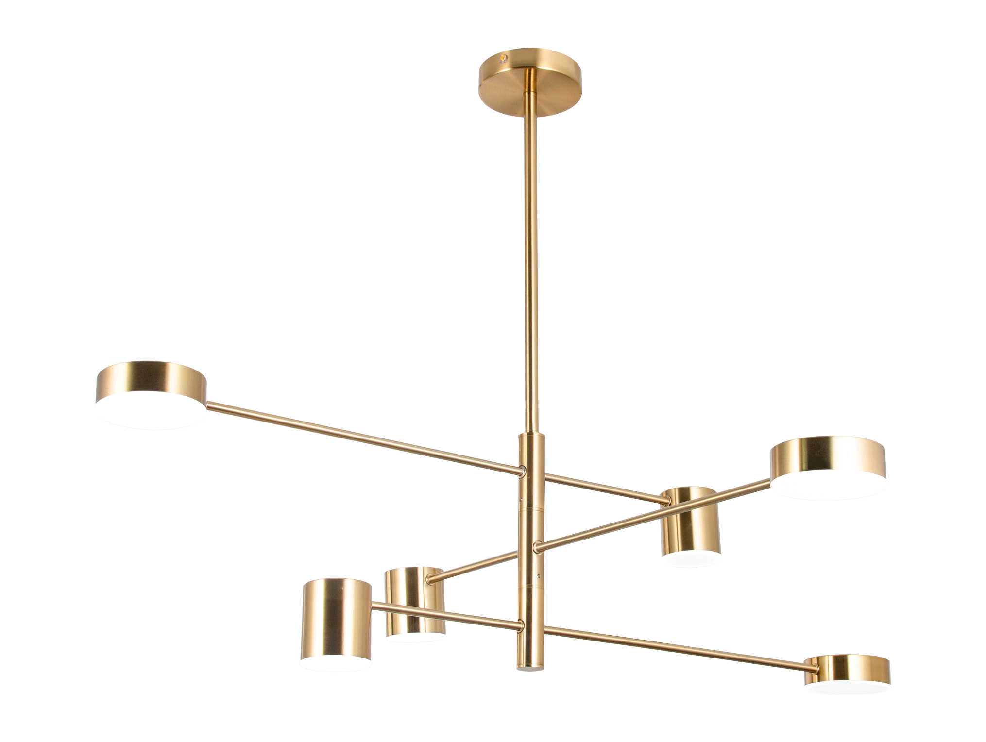 8021-DW-6 BRASS (1) Люстра (NW)