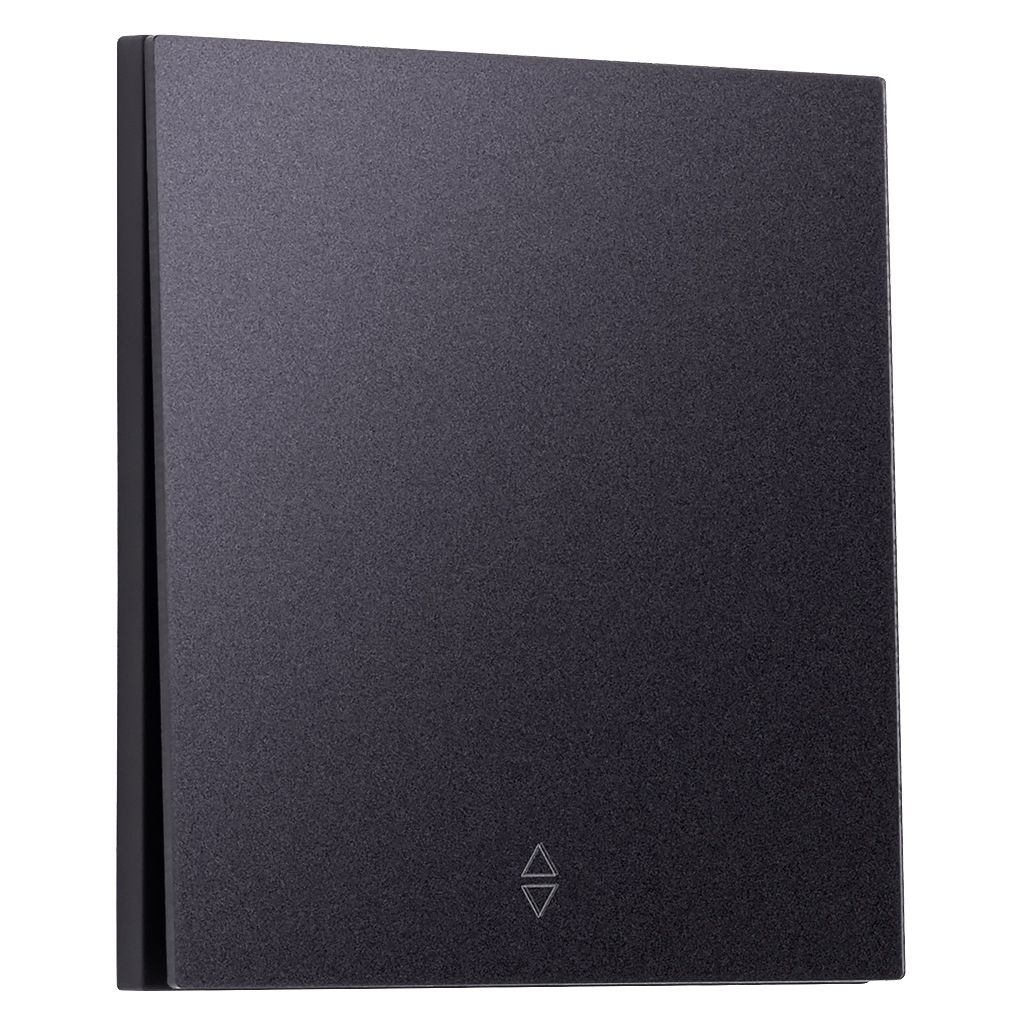 Выключатель проходной 1-клавишный независимый 10А черный акрил «Альтаир» (SBE-i11ba-10-SW12-0)