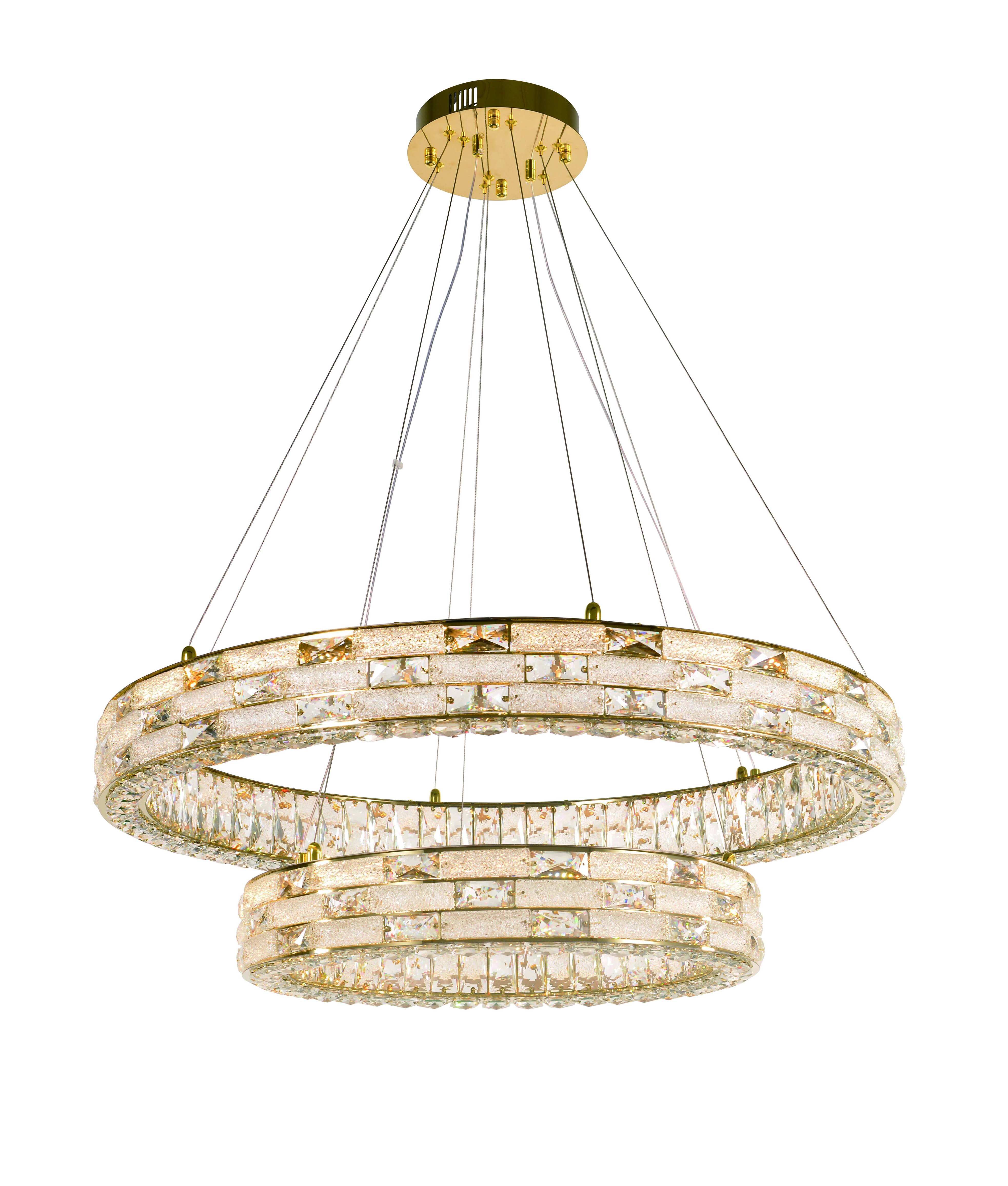 6014E/130W GOLD+CLEAR (1) Люстра NW