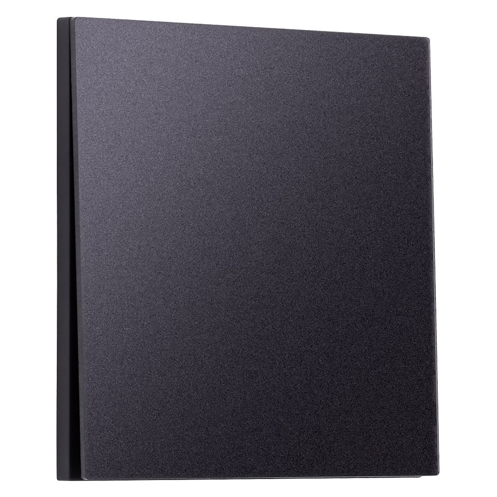 Выключатель 1-клавишный независимый 10А черный акрил «Альтаир» (SBE-i11ba-10-SW1-0)