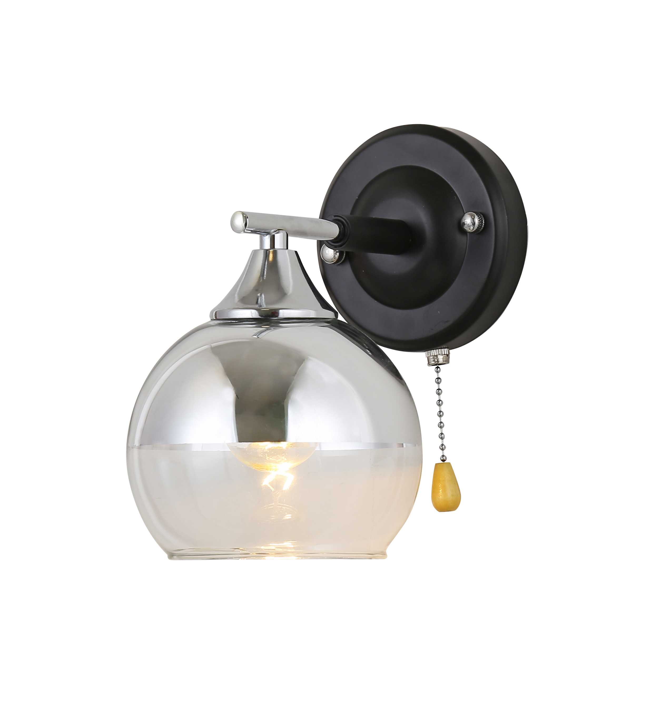 74539/1W CHROME+BLACK (5) Настенный светильник (RL)