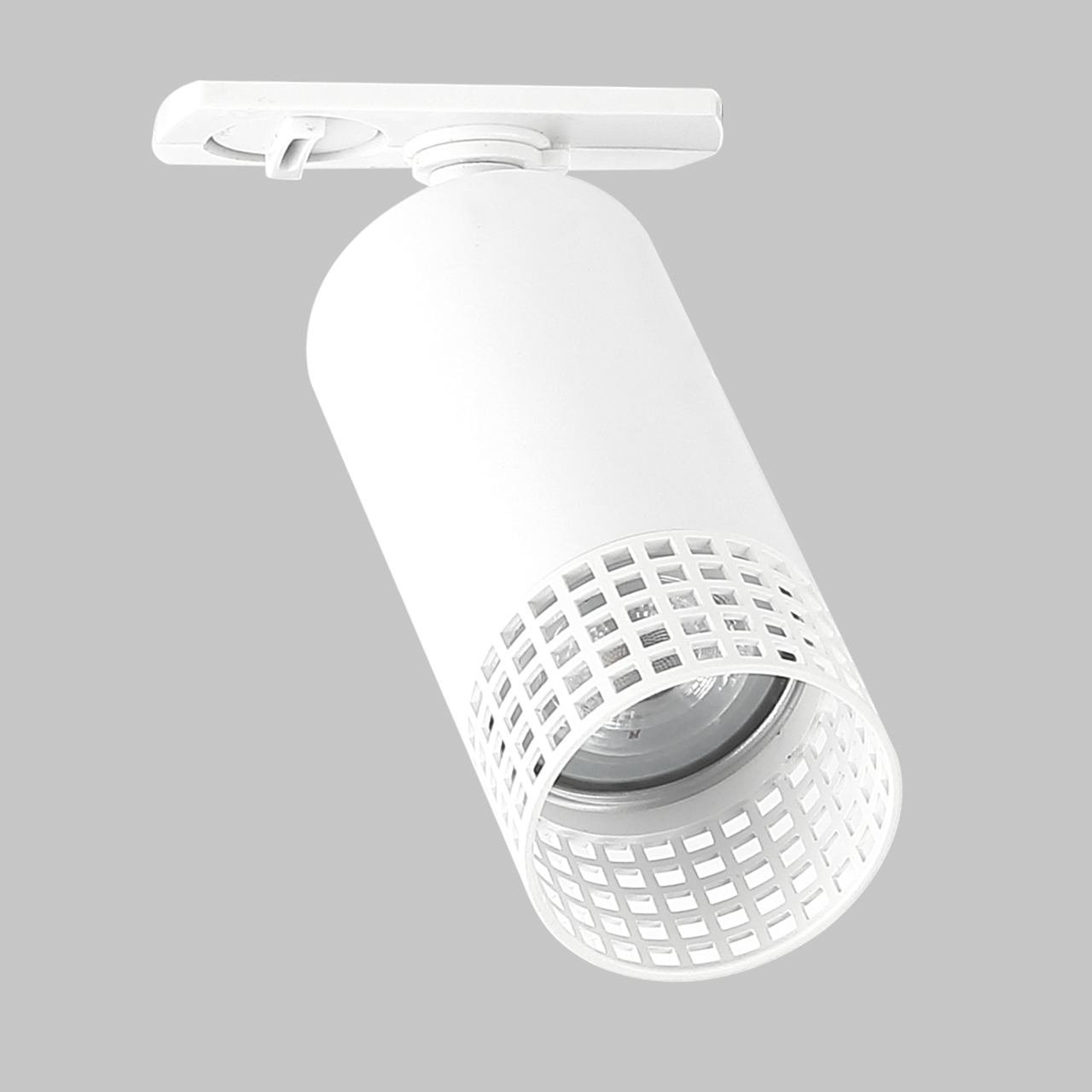 Светильник спот GU10 для трековой системы 1 фазный трек 220В, макс 50Вт, Белый IL.0010.0016-WH