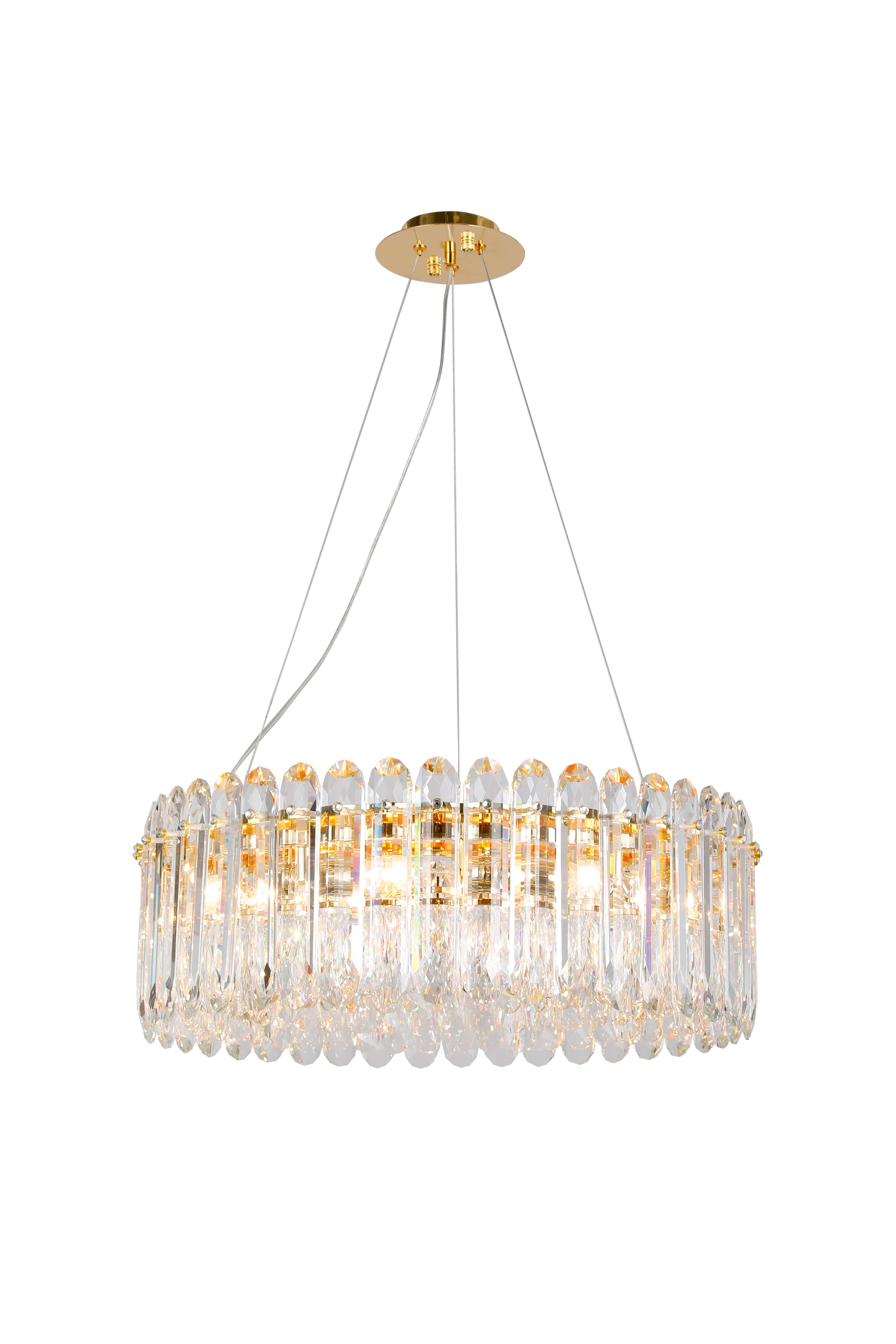 5075-9GD GOLD+CLEAR (1) Люстра NW #