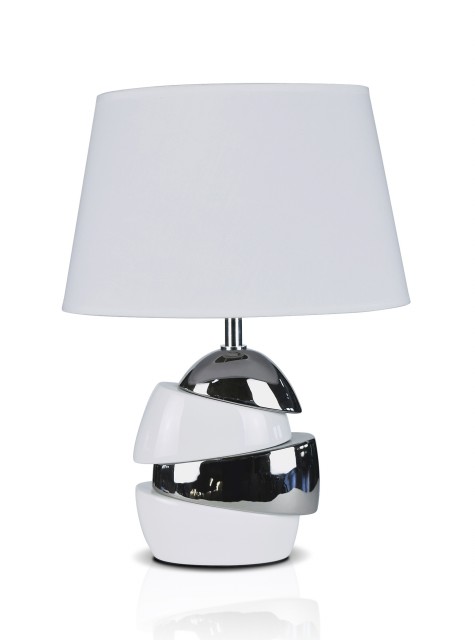 Д-JM1639 White+Sliver, размер: 315*205*415мм (6) светильник настольный
