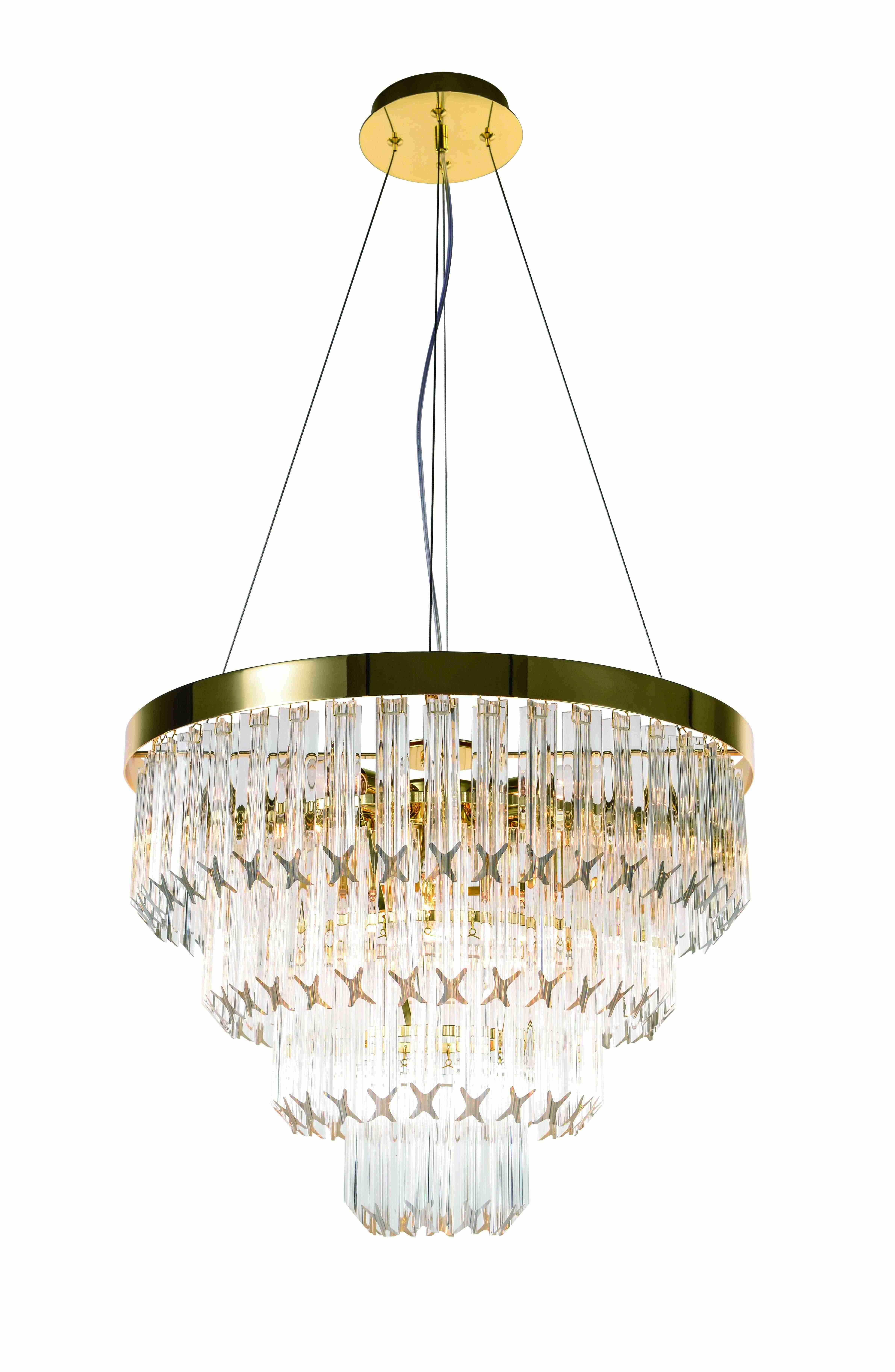 5731E/8 GOLD+CLEAR (1) Люстра NW #
