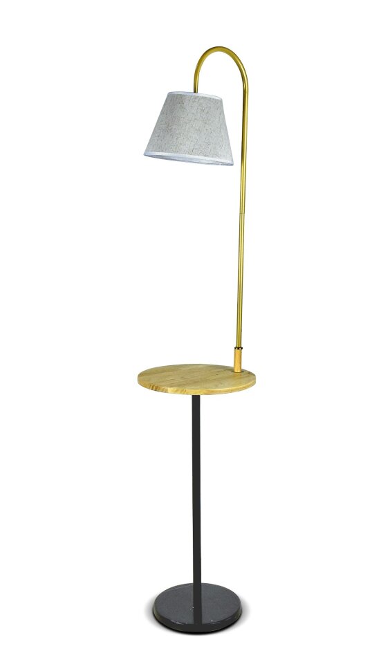 М9006 BK+WT (2) светильник напольный [01101681]