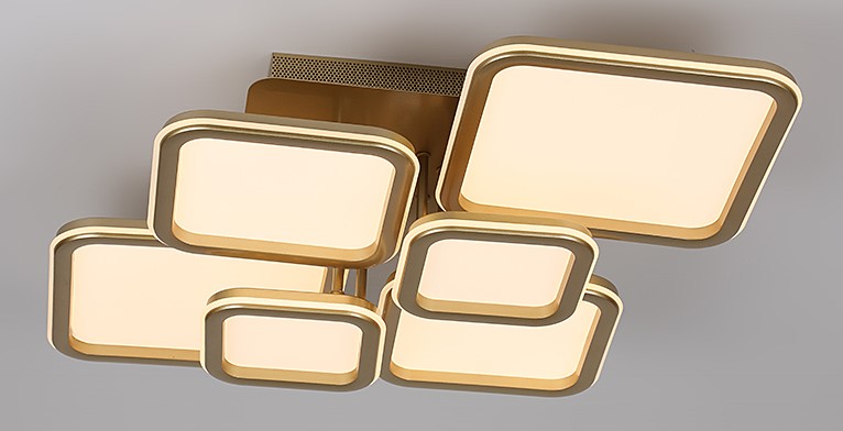 9304/2*3 CHAMPAGNE GOLD (1) Люстра (RL) #