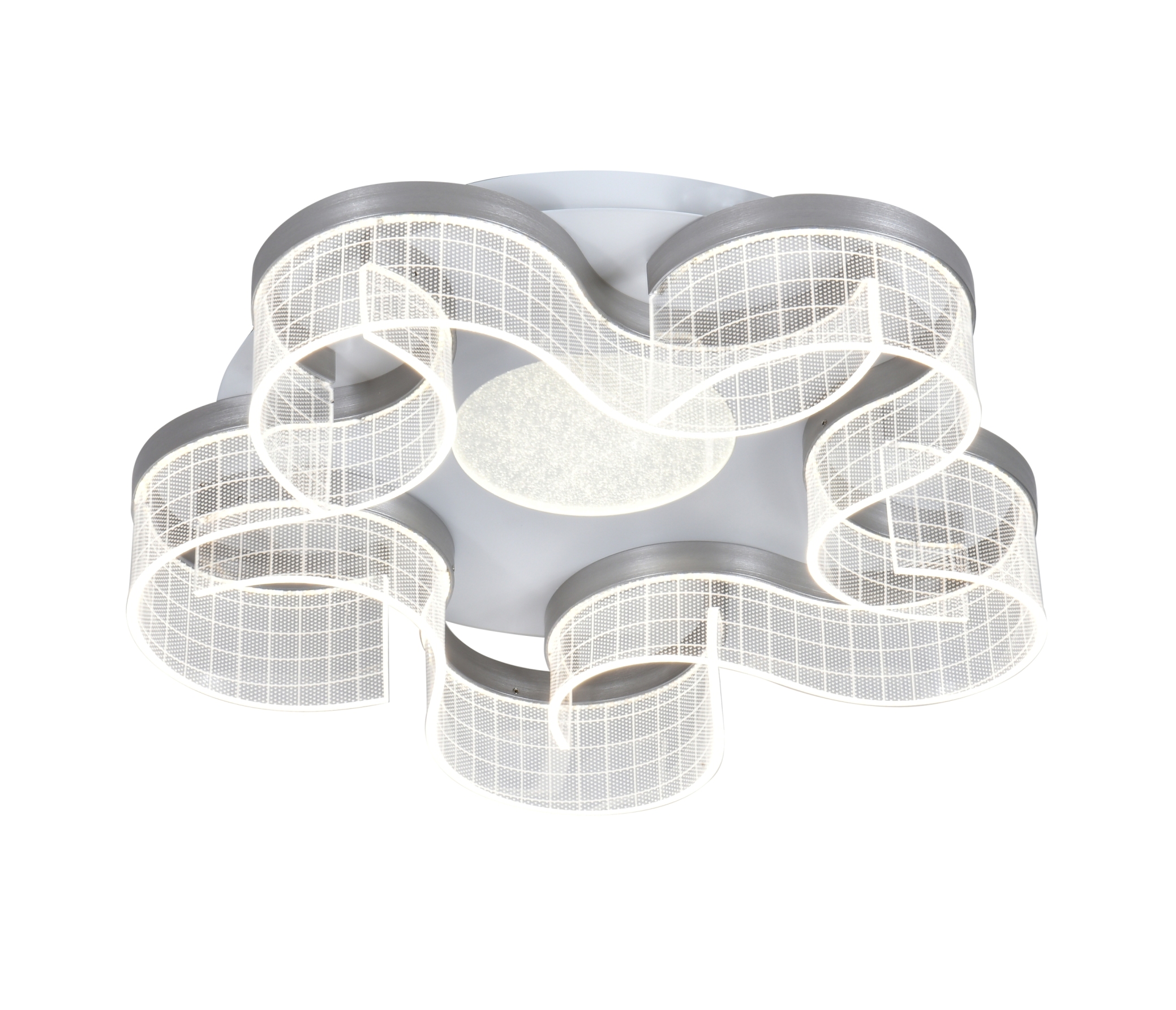 3450/5C WHITE+BRUSHED GREY (1) Люстра (RL)
