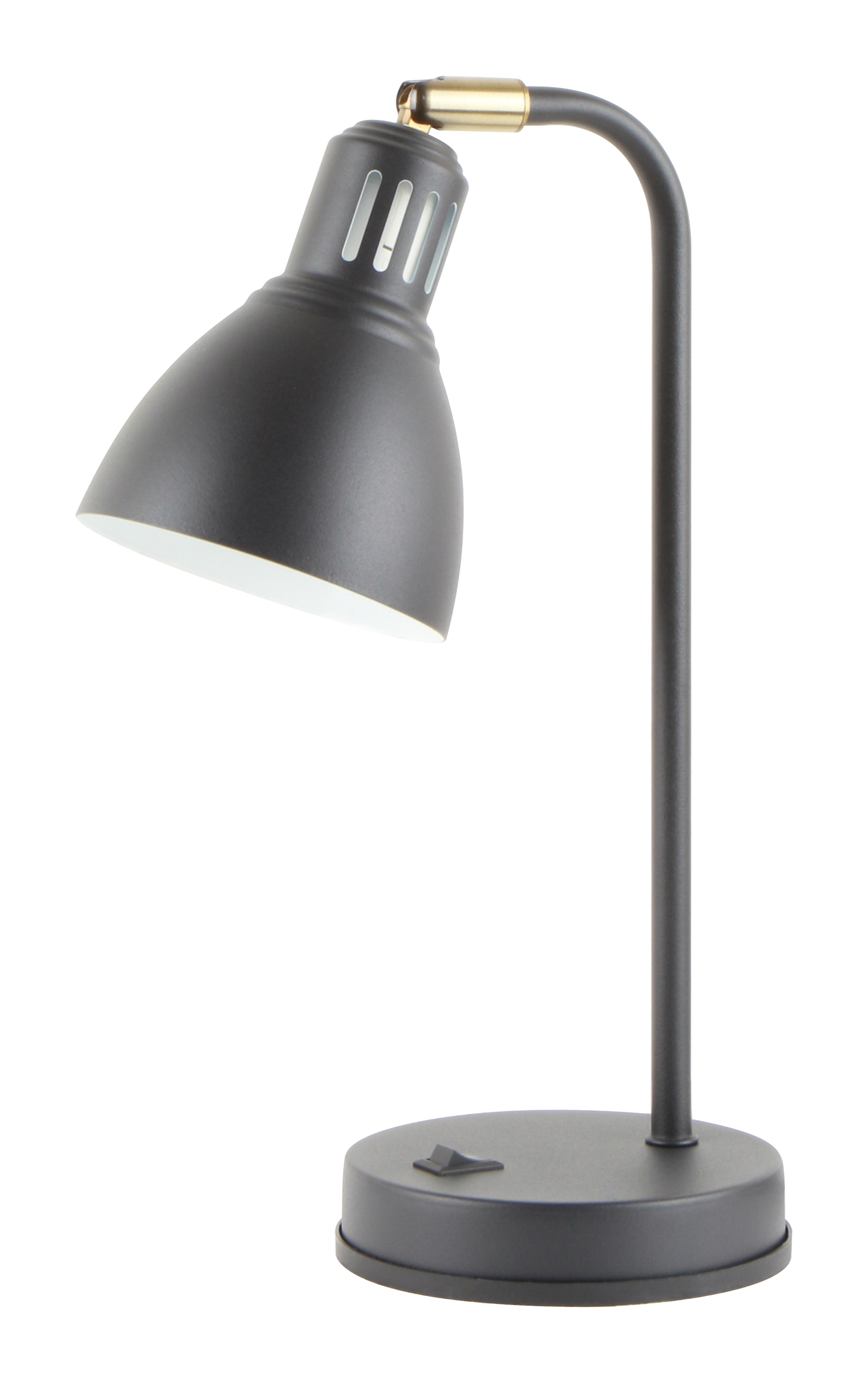 2084ATL SAND BLACK+ANTIQUE BRASS (1/18) Наст.Лампа NW #