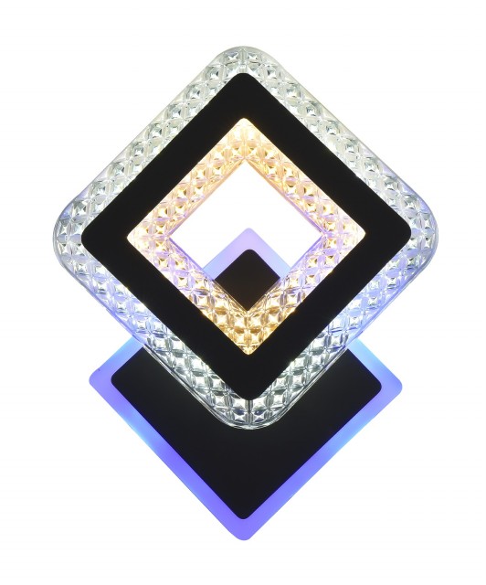 Д2114/1W BK LED 36W+10W 3000K+4000K+RGB (20) светильник настенный