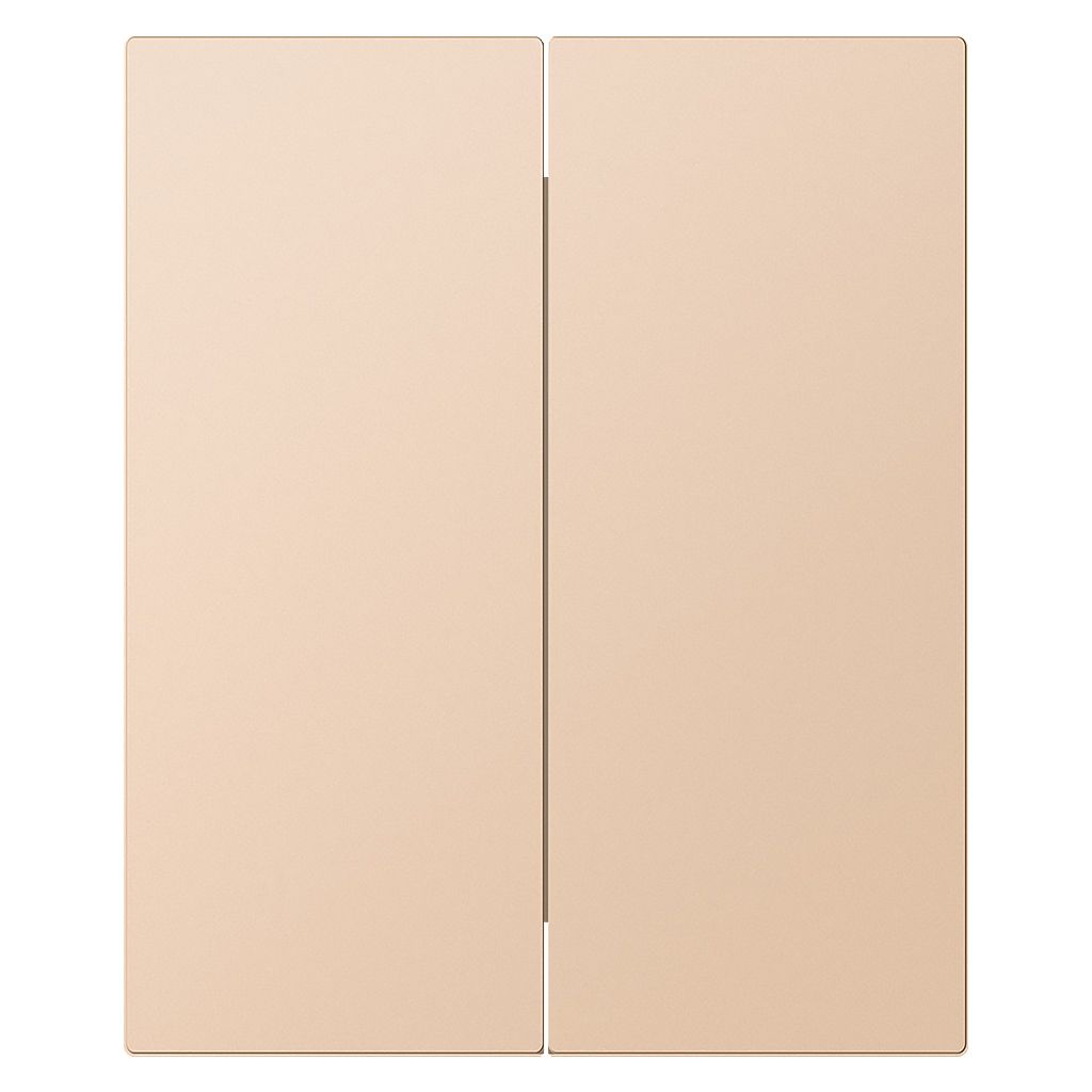 Выключатель 2-клавишный модульный 10А шампань акрил «Альтаир» (SBE-m11ia-10-SW2-0)